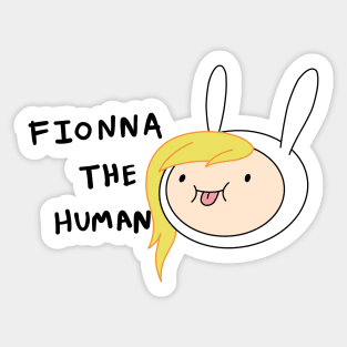 FanMade. Fionna The Human. Sticker